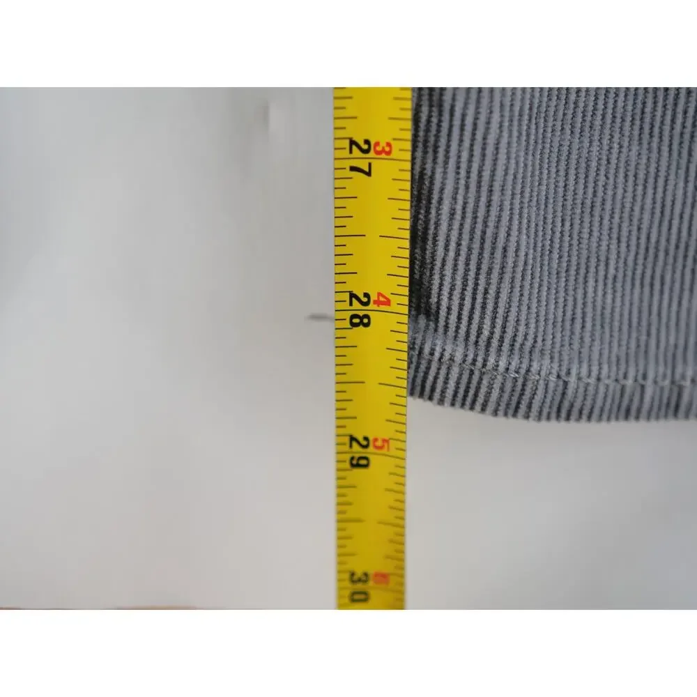 J. Crew 484 Slim Fit Corduroy Pants Mens 33 X 30 Gray 100% Cotton